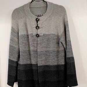 Grey Oriental Style Cardigan